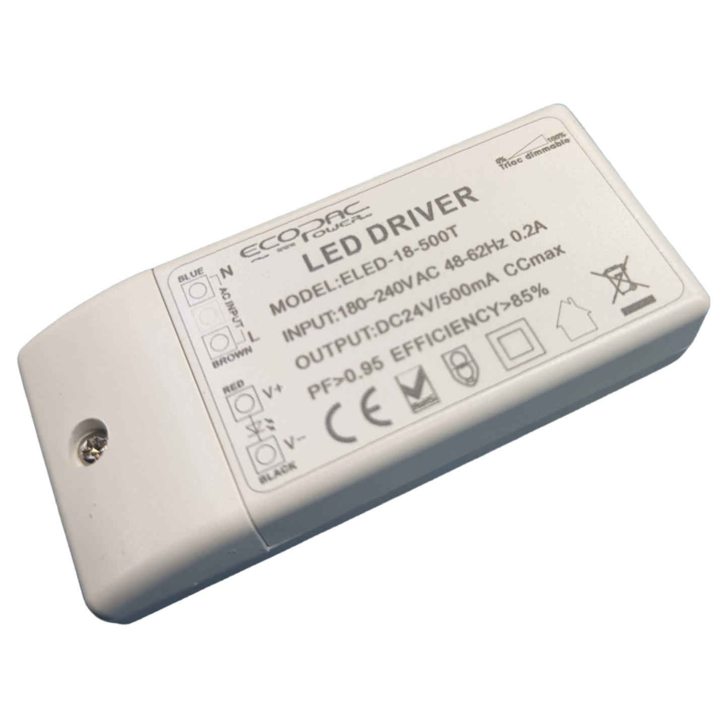Ecopac ELED-18-500T LED Driver