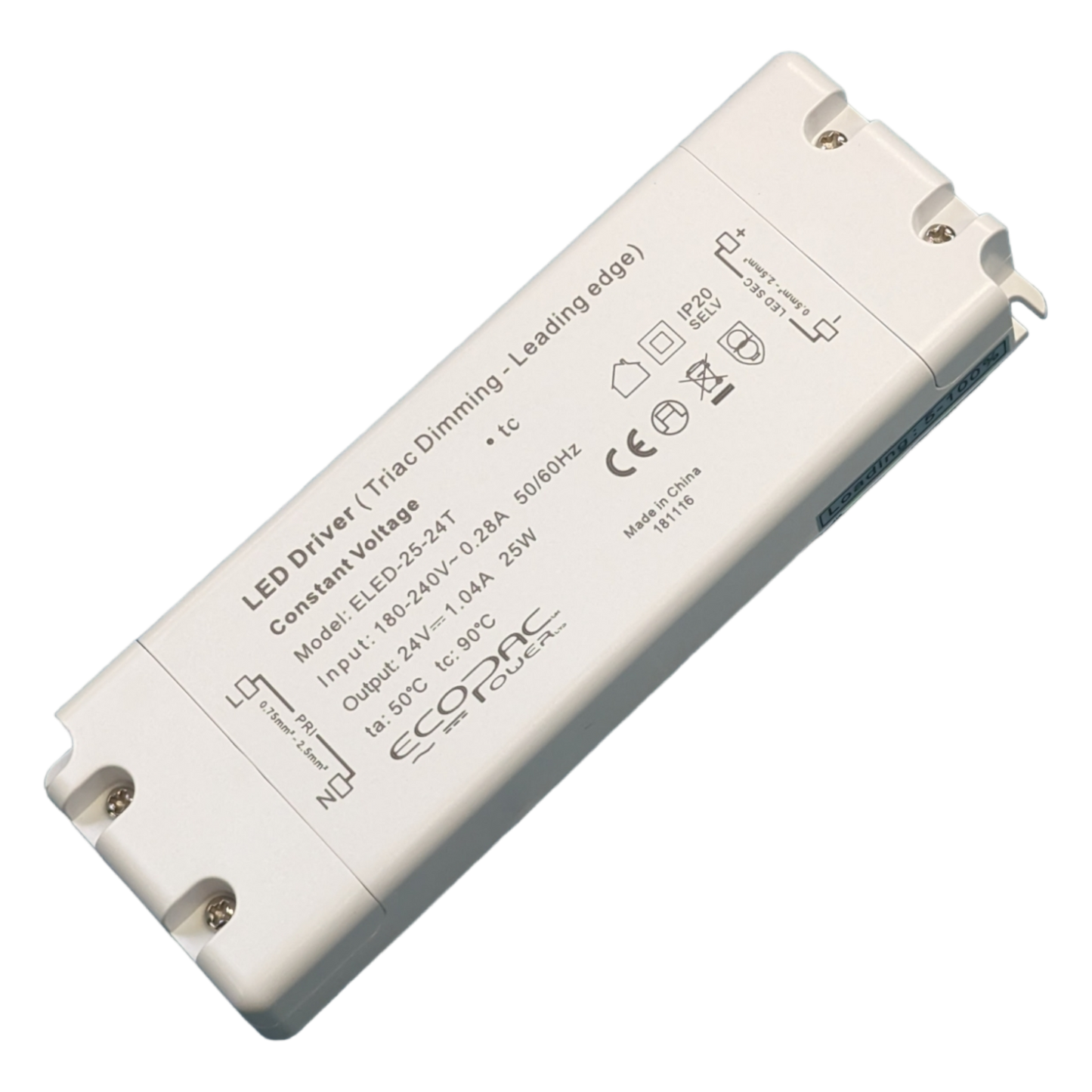 Ecopac ELED-25-24T LED Driver