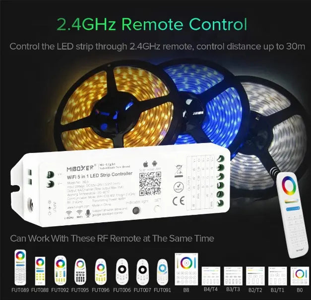 WiFi 5-in-1 LED Strip Controller!