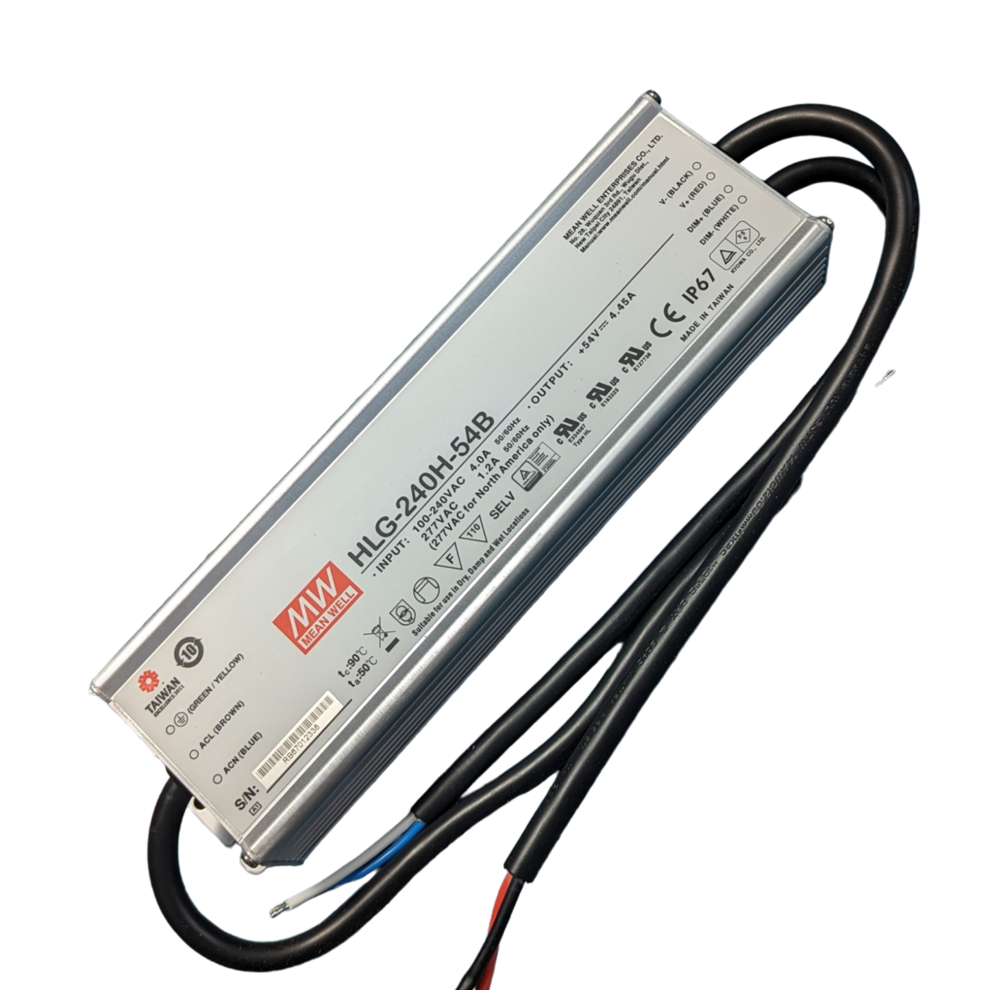 Meanwell HLG-240H-54B LED Driver