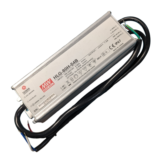 Meanwell HLG-80H-54B LED Driver
