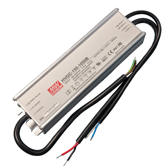 Meanwell HVGC-150-1050B LED Driver