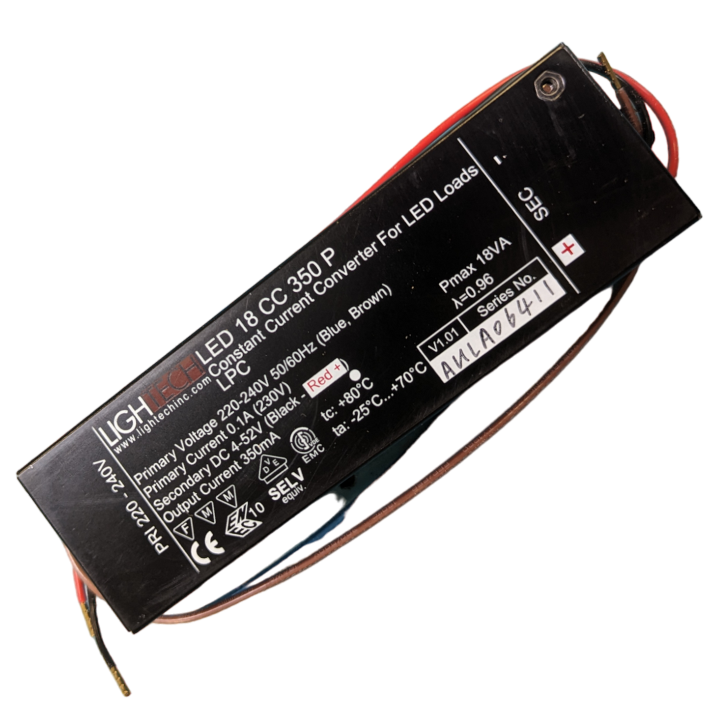 Lightech LED18CC350P LED Driver