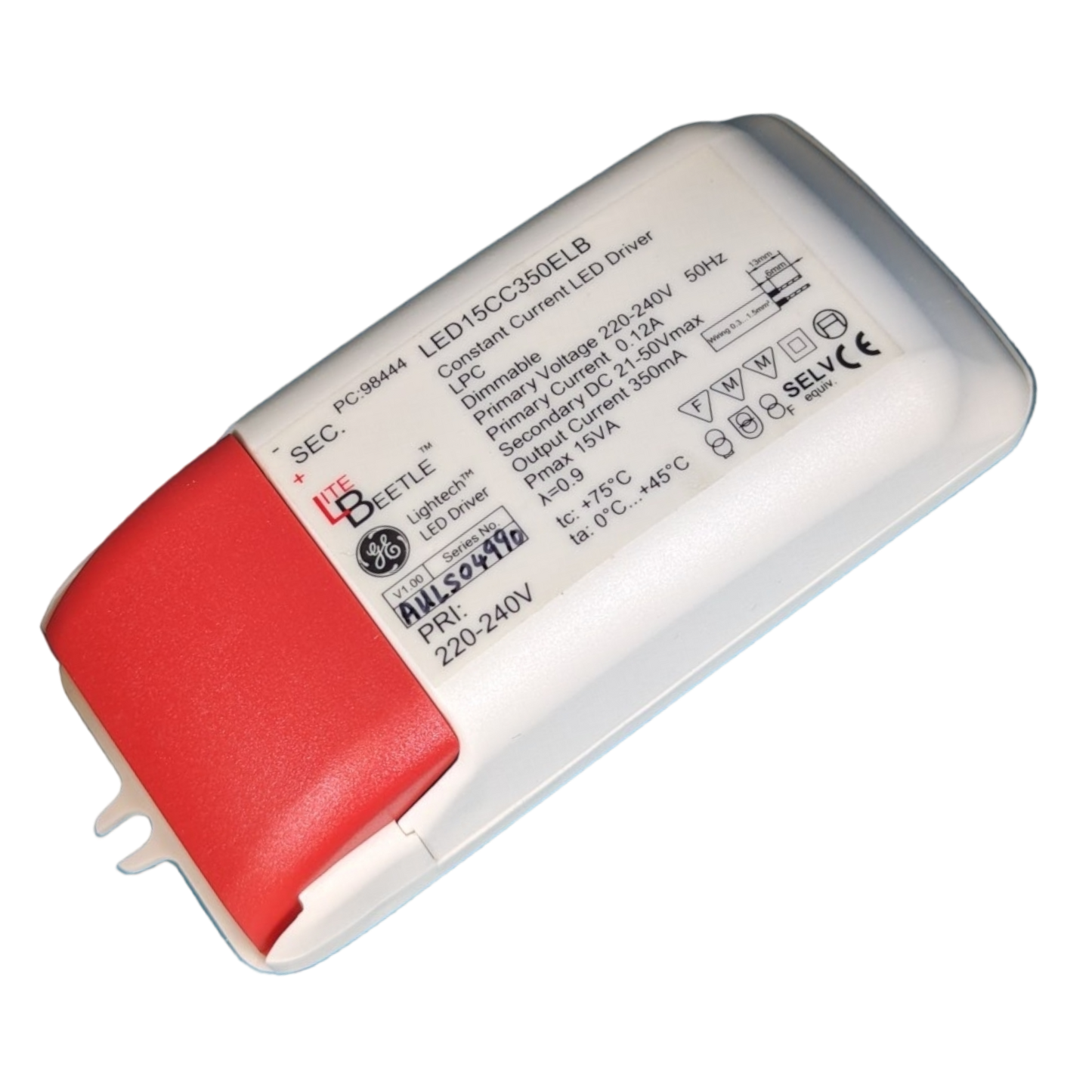 Lightech 98444 LED15CC350ELB LED Driver