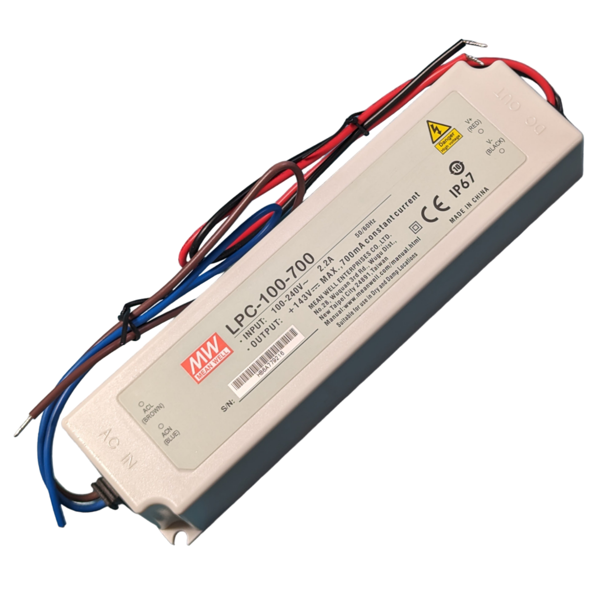 Meanwell LPC-100-700 LED Driver – Jenste-Lighthouse.com